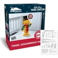 thumbnail image 2 of Joyfy 3 FT Gingerbread Man Yard Light Christmas Outdoor Decorations,50 Pre-Lit LED Christmas Decorations,Christmas Yard Light with Stakes Decorations Outdoor Holiday Decor, 2 of 7