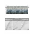 thumbnail image 2 of Kitchen Valances for Window, Bird Mountain Forest Nature Landscape Light Filtering Rod Pocket Valance Curtain, Oil Painting Art Short Curtains Window Topper for Bedroom Bathroom Living Room 42x12in, 2 of 9