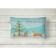 thumbnail image 2 of Carolines Treasures CK3554PW1216 Pembroke Corgi Christmas Tree Canvas Fabric Decorative Pillow, 12H x16W, multicolor, 2 of 4