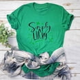 thumbnail image 2 of QIPOPIQ T-Shirts à Manches Courtes pour Femmes à Col Rond T-Shirts de la Saint-Patrick Hauts Shamrock T-Shirt Vert Chemise Chemise T-Shirts de la Saint-Patrick Tee T-Shirt T-Shirts Imprimés de Fête T-Shirts Graphiques Aubaines, 2 of 4