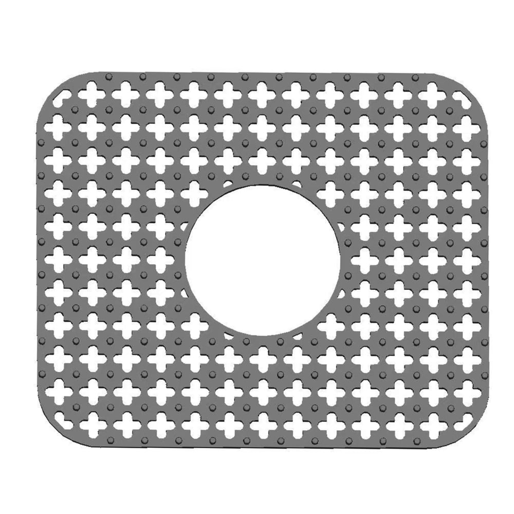 Kitchen Sink Mats Hollow Silicone Draining Mat with Raised Feet