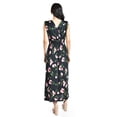 thumbnail image 3 of Vestido largo con lazos Roman Fashion /Juvenil, 8802-10 (Negro) negro CH, 3 of 4