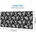 thumbnail image 6 of Leaf Rose Summer Vintage Flower Large Mouse Pad Gaming Mousepad XL 31.5x11.8in Stitched Edge Desk Mat for Keyboard and Mouse Non-Slip Base Computer Keyboard Mouse Mat Desk Pad Desk Accessories, 6 of 6