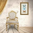 thumbnail image 3 of Allen, Kimberly 18x32 Gold Ornate Wood Framed with Double Matting Museum Art Print Titled - Vintage Butterfly 1, 3 of 4