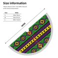 thumbnail image 6 of Christmas Tree Skirt, Carnival Mardi Gras Christmas Tree Decorations Indoor, Tree Skirts Mat With Tassel Trim for Halloween New Year Holiday Christmas Party Decor 36 Inches, 6 of 7