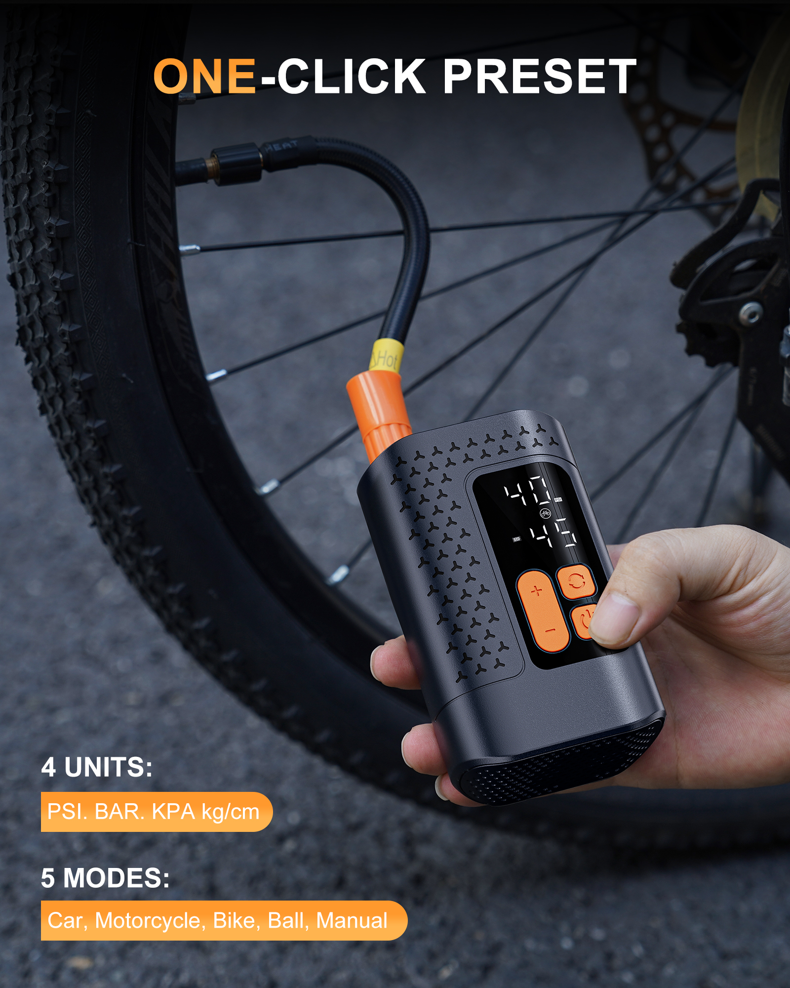 Rehottop Electric Bike Pump 160 PSI photo 8