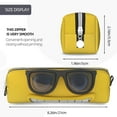 thumbnail image 3 of Honeii Smiling With Sunglasses Pattern Pencil Case, Pencil Pouch, Pencil Case Small, Pencil Pouch Aesthetic, PVC Pencil Pouch, Pencil Bag, Makeup Pouch, 3 of 7
