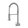 thumbnail image 1 of Robinet de Cuisine Brossé Rétractable pour Évier Froid Robinet à Poignée Unique Rotation 360 Robinet de Douche de Cuisine, 1 of 5