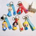 thumbnail image 2 of Disney-llaveros con colgante de Frozen para niños, llaveros de dibujos animados de Anime, Princesa, sirena, llavero de coche, llavero para bolsa de teléfono, joyería colgante, regalos, 2 of 5