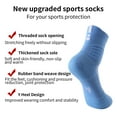 thumbnail image 6 of Hehanda Thickened Towel Bottom Solid Color Breathable Basketball Socks, 6 of 6