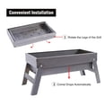 thumbnail image 6 of RedSwing Portable Charcoal Grills, Folding Heavy Duty Small Tabletop BBQ Grill, Easy to Carry Outdoor Camping Grill for Tailgating Backpacking Hiking Picnic Hiking Cooking, 6 of 7