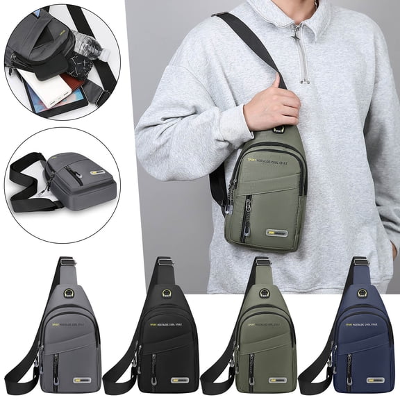 breaise Small Crossbody Bags Shoulder Bag for Men Messenger Bags Waterproof Cross-body Sling Bag