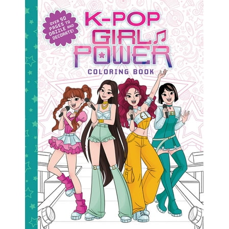 K-Pop Girl Power Coloring Book (Paperback)