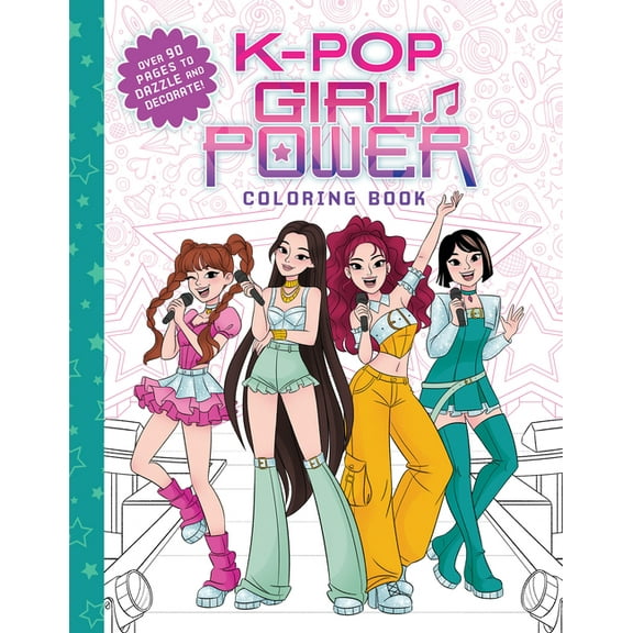 K-Pop Girl Power Coloring Book (Paperback)