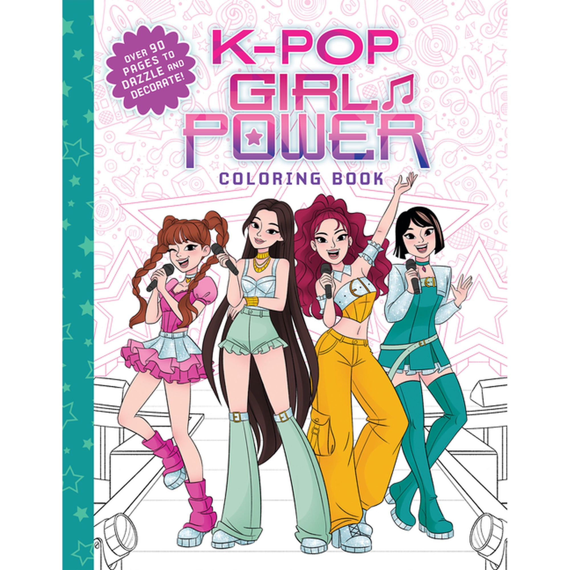 K-Pop Girl Power Coloring Book (Paperback)