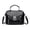 Black, variant on Crossbody Bag Pu Multi-Pocket Top Handle Satchel for Daily Travel Use