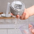 thumbnail image 3 of Manual Nut & Dry Fruit Grinder: Hand-Cranked ABS Kitchen Tool for Crushing Peanuts, Versatile, Easy to Clean, Modern Simple Design, Wholesale Ready (White), 3 of 4