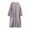 Purple, variant on Women's Warm Flannel Nightgown, Winter Fuzzy Fleece Loungewear Long Dress, Pullover Home Wear Nightdress with Pockets Dark Gray S