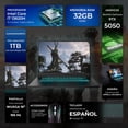 thumbnail image 2 of Laptop Gamer GIGABYTE Gaming A16 Nvidia GeForce RTX 5050 8GB Intel Core i7 13620H 32GB DDR5 1TB SSD Pantalla 16" IPS FHD+ 165Hz Teclado Español Mouse Gaming DXT W11H-E Diseño Gráfico y Multimedia, 2 of 5