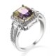 thumbnail image 1 of Anillos de turmalina de cristal con incrustaciones de circón colorido para mujer, anillos femeninos de lujo, Color dorado, promesa de amor, regalo de joyería de compromiso, 1 of 2