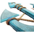thumbnail image 6 of Wooden Wall Anchor - (16 Inches, Rustic Ocean Blue), 6 of 6
