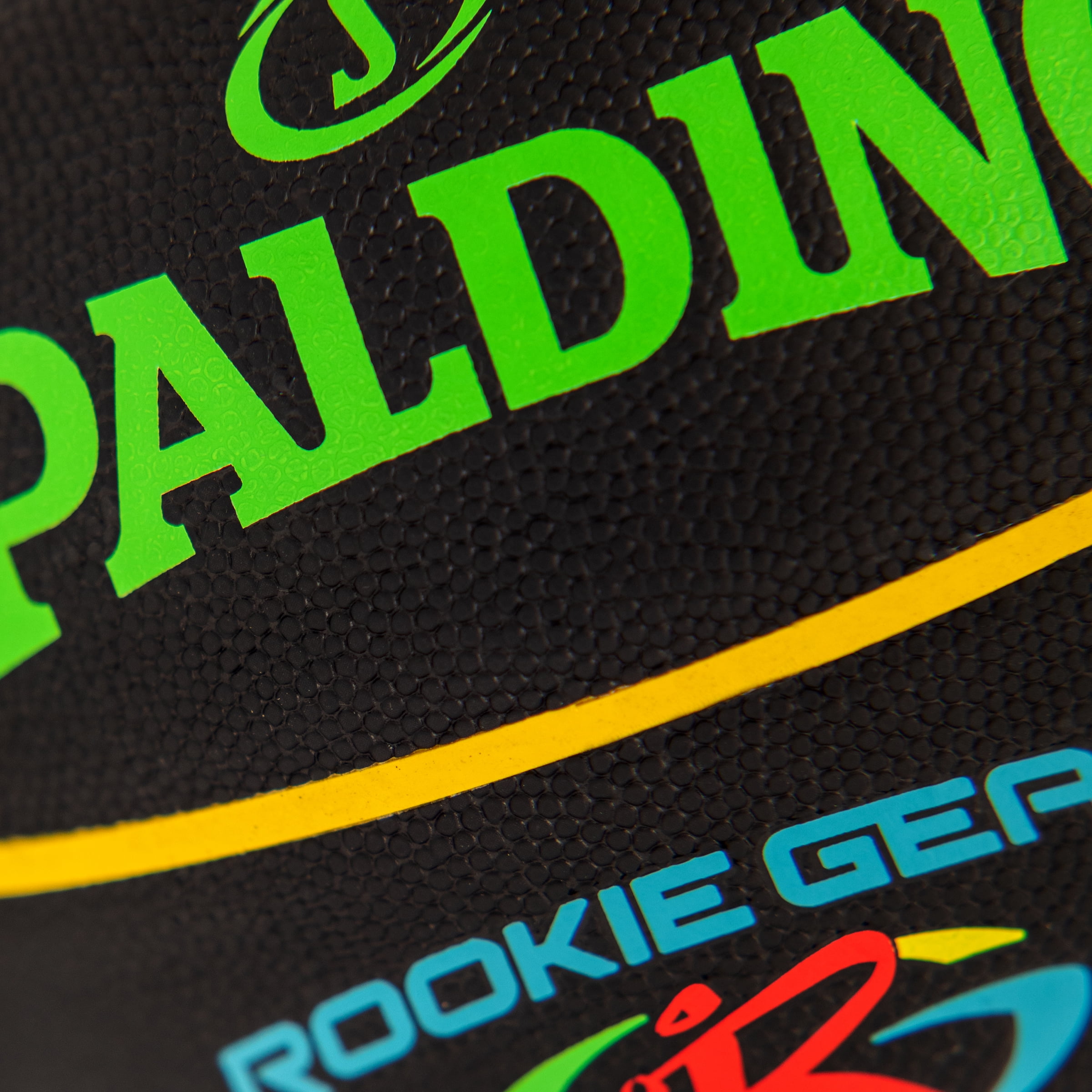 Spalding 27.5" Rookie Gear Youth Indoor/Outdoor Basketball - Black
