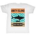 thumbnail image 1 of Jaws Waves White Adult T-Shirt, 1 of 1