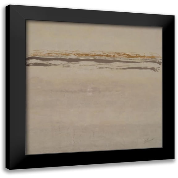 Shanti, Shima 12x12 Black Modern Framed Museum Art Print Titled - Lucence