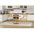 thumbnail image 2 of Yeshouse juego de 2 sillas de comedor de ratán, estilo rústico francés, respaldo de ratán y patas de madera, diseño moderno de mediados de siglo, ideal para comedor, cocina, dormitorio o sala de estar, 2 of 7
