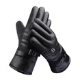 thumbnail image 4 of Guantes de invierno Guantes Térmicos duraderos, cómodos y cálidos, guantes de equitación para hombres, patinaje, conducción, clima frío al aire libre, 4 of 8