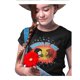 thumbnail image 4 of Playera Fan Army Justice League Talla 8 bring it on manga corta negro, 4 of 4