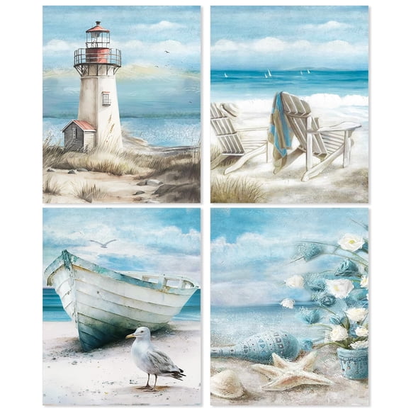 Kit de artesanía Yeaqee, pintura con forma de diamante, 4 unidades, 25 x 30 cm