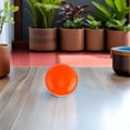 thumbnail image 1 of TABLZONE Boule Sphérique de Miroir en Acier Inoxydable Orange pour Regarder, Résistante aux Intempéries, Décoration de Jardin Extérieure, 1 of 8