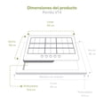 thumbnail image 3 of Combo Parrilla de Gas 4 Quemadores Y Horno Empotrable de 60 cm. AVERA VT4HE01LP/Gas Natural y Gas LP/Acero Inoxidable., 3 of 6