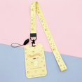thumbnail image 1 of WALTON School Supplies Bus Card Case Students Bank Card Holder Card ID Holder Credit Card Card Sleeve Lanyard Women Men Cartoon Hand Rope Badge Cards Cover, 1 of 4