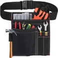 thumbnail image 5 of 6-Pocket Single Side Tool Belt Pouch/Work Apron, Durable Canvas Construction, Adjustable Belt for Fit, 5 of 5