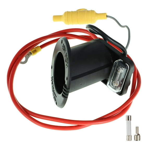 Labwork 48V DC Charger Receptacle and Fuse Kit Replacement for Club Car Golf Cart 1995 - Up 101802101