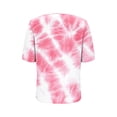 thumbnail image 5 of BRGZLK Womens Short Sleeve Tops Fashion Trendy T Shirts V Neck Summer 2026 Casual Ruffle Loose Tees, 5 of 5