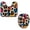 Multicolor 3, variant on PhooArto Toilet Lid Cover and U-Shaped Toilet Floor Mat Set of 2 Pieces, Colorful Mosaic Pattern Toilet Mat Set, Machine Washable Seat Covers Non-Slip Absorbent Rugs