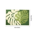 thumbnail image 3 of Bath Mats for Bathroom, Green Leaf Non Slip Bathroom Rug, Cute Small Washable Bath Rug Floor Door Mat for Indoor Shower Bathtub Decor, 3 of 7