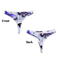 thumbnail image 3 of Fotbe Butterflies Tanga Sin Costuras para Mujer con Estampado – Panties Invisibles, Transpirables y Cómodos para Uso Diario-Medium, 3 of 6