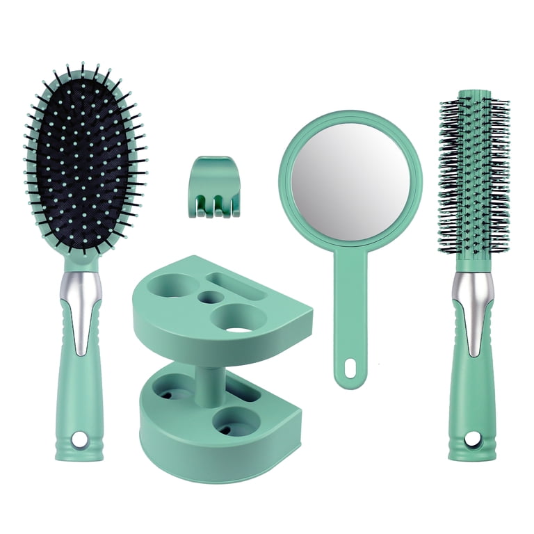 5-Piece Hair Brush Set, Adults and Teens, Tiffany Blue - Walmart.com