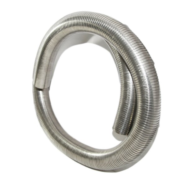 72" Length Galvanized Flexible Exhaust Tubing 2.25" ID Repair Exhaust