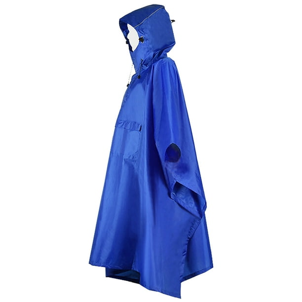 Femmes Hommes Rain Proof Pantalon Manteau Sweat à capuche Imperméable à  l'eau Poncho Costume Costume Imperméable avec bande réfléchissante Masque  pour le travail de pêche Randonnée