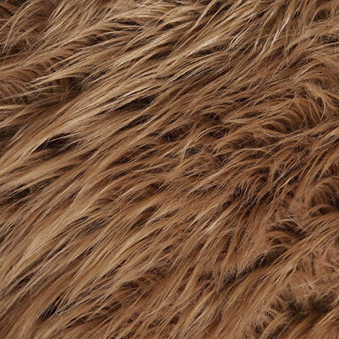 1 Yard Rugs Craft & Hobby Supply for DIY Coats Jackets FabricLA Shaggy Faux Fur by The Yard Vests Apparel Home Decor Pillows Throw Blankets 36 x 60 Royal Blue 
