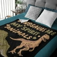 thumbnail image 2 of Yibo Dinosaurs Blanket Flannel Soft and Comfortable Anti-static Bed Sofa Blanket, 2 of 6