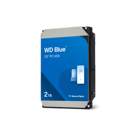 WD - Blue 2TB Internal SATA Hard Drive for Desktops
