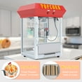 thumbnail image 4 of Ganeed Countertop Popcorn Machine - 2 Gallon Popper - 6oz Kettle, Old Maids Drawer, Warming Tray, Popcorn Scoop, Stainless Steel Accessories(Red), 4 of 10
