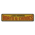 thumbnail image 2 of Boats & Canoes Novelty Sign, Metal Wall Decor - 4x18 inches, 2 of 4