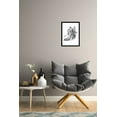 thumbnail image 2 of Venice Beach Collection's Glam Feathery Grey Classy Pump Heel 14x18 Framed Print, 2 of 3